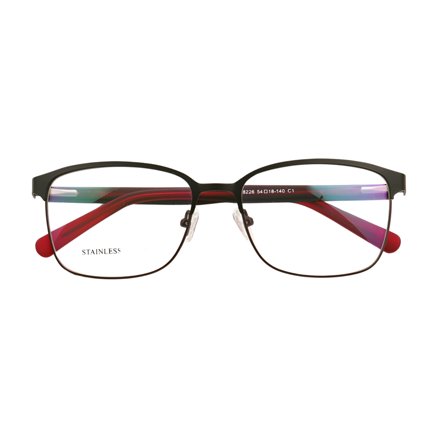 Full Rim Cat Eye Women Eyeglasses, Leo Eyeglasses for Men Red Color Frame from VivGlasses